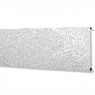 Потолок реечный Cesal S-дизайн B29 Шелк белый 100х3000мм