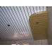 Потолок реечный Cesal Profi S-дизайн С01 Жемчужно-белый 100x4000мм