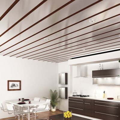 Потолок реечный Cesal S-дизайн 3306 Белый матовый 150x3000мм