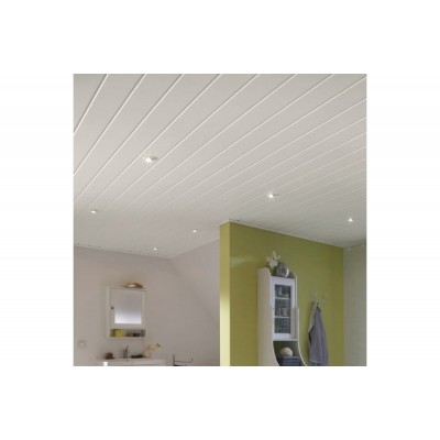 Потолок реечный Cesal Profi S-дизайн 3306 Белый матовый 150x4000мм