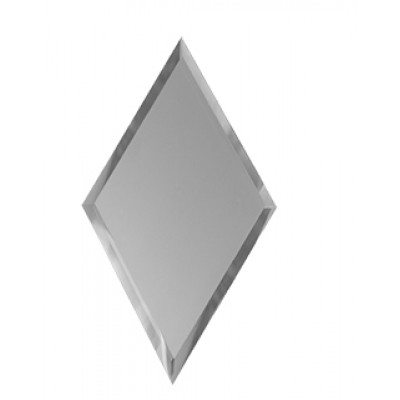 Зеркальная плитка «РОМБ» фацетом 10mm Серебро